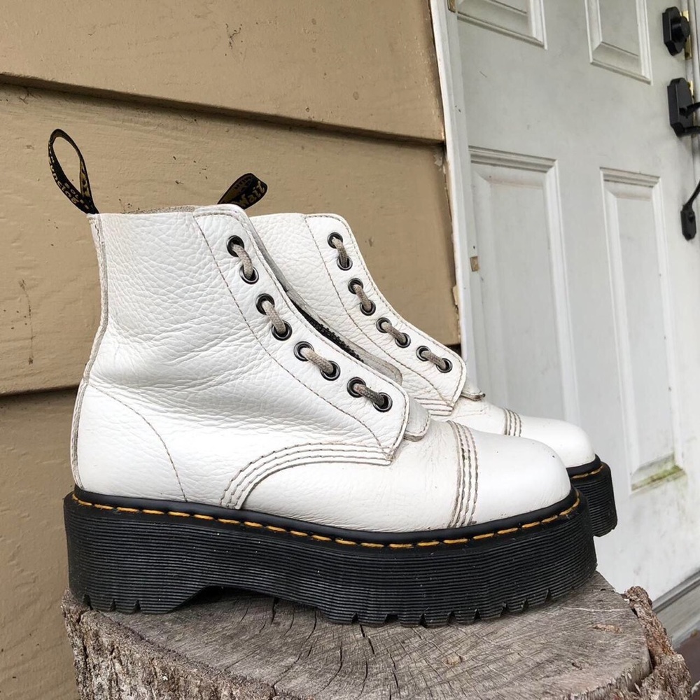White Sinclair Dr. Martens
